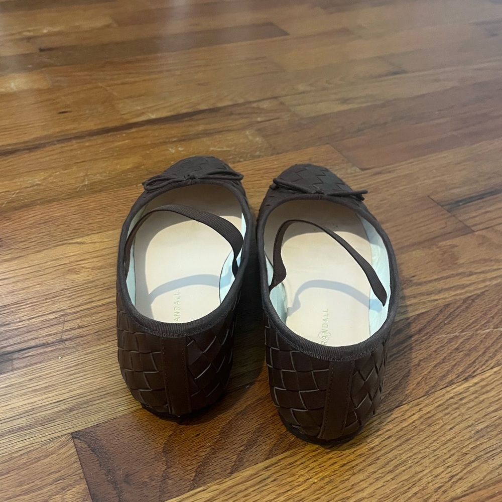 Loeffler Randall - Leonie Espresso Woven Ballet Flat - size 6.5 - Picture 7 of 7